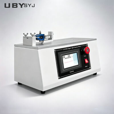 Zipper Smoothness Tester with High-Precision Load Cell, Touch-Screen Intelligent Control, and Adjustable Test Travel for ASTM D2061 Compliance
