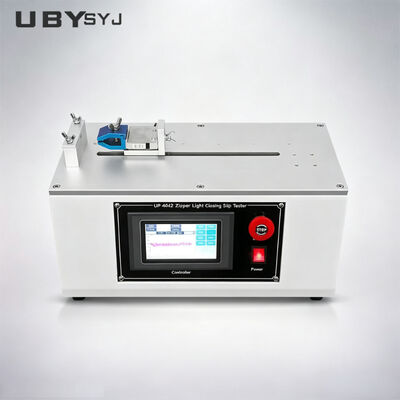 Desktop Touch-screen Zipper Smoothness Tester with High-Precision Load Cell and Adjustable Test Travel for Nylon Metal Plastic Zippers UP-4042