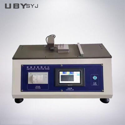 COF Tester with ±0.02 N Test Force Precision 1～500 mm/min Slider Moving Speed and 200±2 g Standard Weight for Packaging Rubber Materials
