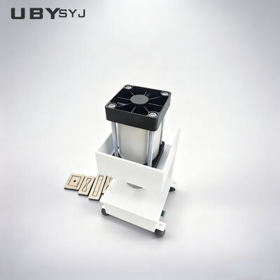 High-Precision Hardened Tool Steel Dumbbell Sample Cutter with 120mm Pressure Plate Diameter for ASTM D412 ISO 37 Compliant Tensile Test Specimens