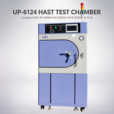 HAST Test Chamber with SUS316 Stainless Steel for 105℃~135℃ Temperature and 1.2~2.89MPa Pressure Range