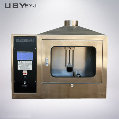 ISO11925-2 Compliant Fire Resistance Testing Equipment with Stainless Steel Construction and Adjustable Flame Height