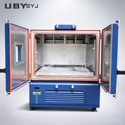 Programmable Environmental Test Chamber 0ºC~100ºC 20% ~ 98% RH 1170 L for New Energy Battery Automotive Components PCB Plastic Rubber Durability Test