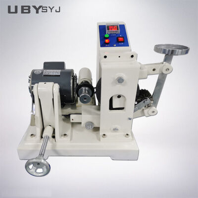 UP-1008 Akron Tester για δοκιμή αντοχής στη φθορά καουτσούκ με ρυθμιζόμενη γωνία κλίσης 0-45° και διπλά φορτία δοκιμής 2LB 6LB