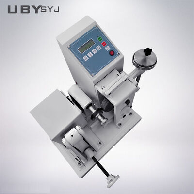 UP-1008 Akron Abrasion Tester Compliant With GB/T1689 JIS K6264 BS 903 Featuring 8-digit LCD Counter and 0~45° Adjustable Tilt Angle